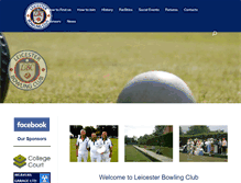 Tablet Screenshot of leicesterbowlingclub.co.uk